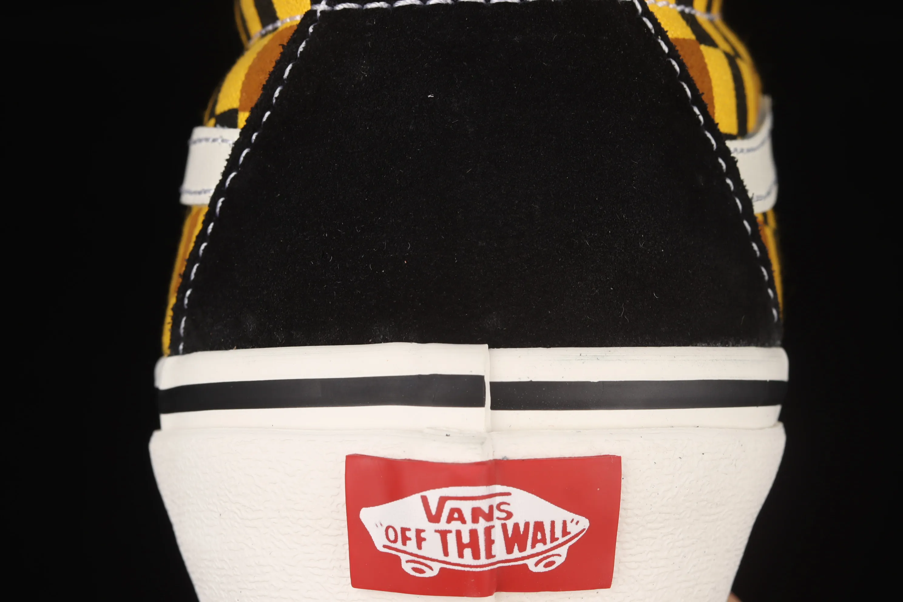 All categories Vans Vans series Vans Mid Vans China Special offer Vans Sk8-Mid Vans black blue orange plaid color mid-top casual sneakers VN0A3WM3SW1